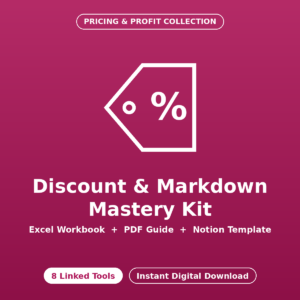 Discount & Markdown Mastery Kit
