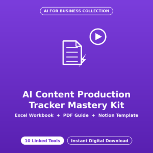 AI Content Production Tracker Mastery Kit