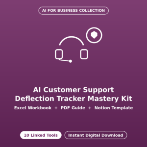 AI Customer Support Deflection Tracker Mastery Kit