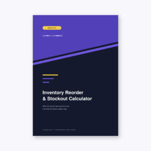 Inventory Reorder & Stockout Calculator — Mastery Kit