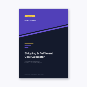 Shipping & Fulfilment Cost Calculator — Mastery Kit